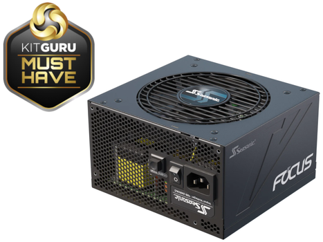 Seasonic Focus GX-1000-V4 - 1000W Gold  - PCIe 5.1 - ATX 3.1 - 10 års garanti (FOCUS-GX-1000-V4)