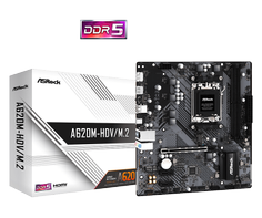 ASRock A620M-HDV/M.2 - hovedkort - mikro ATX - Socket AM5 - AMD A620