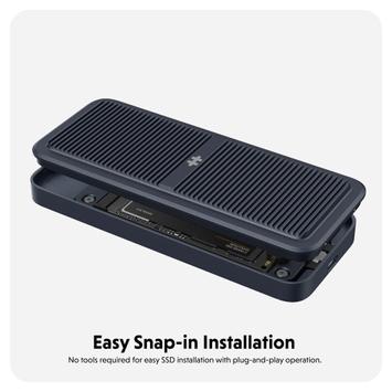 Targus HyperDrive Next USB4 NVMe SSD Enclosure 40Gbps, IP55 - compatible with PlayStation 5 (PS5) (HD5001GL)