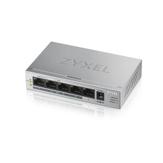 Zyxel GS1005HP - PoE+ switch - ikke-styrt 5 porter - 802.3at - 30W pr port (max 60W) (GS1005HP-EU0101F)