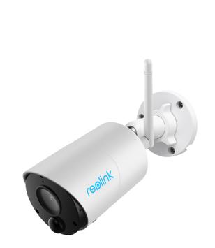 Reolink Argus Eco - hvitt (B320-W) trådløst overvåkningskamera Wi-Fi 2.4GHz, 1920x1080,  IP65, oppladbart (RLC-B320-W)