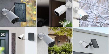 Reolink Argus Eco - hvitt (B320-W) trådløst overvåkningskamera Wi-Fi 2.4GHz, 1920x1080,  IP65, oppladbart (RLC-B320-W)