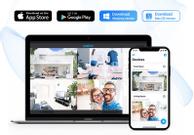 Reolink Argus Eco - hvitt (B320-W) trådløst overvåkningskamera Wi-Fi 2.4GHz, 1920x1080,  IP65, oppladbart (RLC-B320-W)