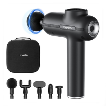 Naipo massasjepistol - oppladbar (MGG-2103)