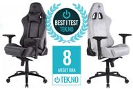 Deltaco GAM-121 Alcantara gamingstol,  lysegrå (GAM-121-LG)