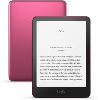 Amazon Kindle Paperwhite Signature Edition 2024 (32GB), Metallic Raspberry,  7" lesebrett,  300 ppi, Wi-Fi, uten reklame (B0CFPN5PRF)