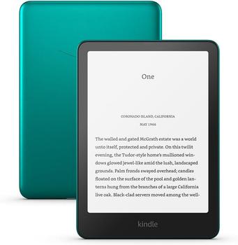 Amazon Kindle Paperwhite Signature Edition 2024 (32GB), Metallic Jade, 7" lesebrett,  300 ppi, Wi-Fi, uten reklame (B0CFPLP3YL)
