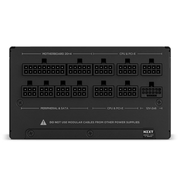 NZXT C1200 Gold ATX 3.1 1200 Watt 80 PLUS Gold Fully Modular ATX 3.1 PSU - 10-års garanti (PA-2G2BB-EU)