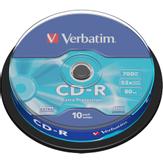 Verbatim CD-R 52x 10-pk spindel (43437)