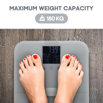 Naipo NP-BS02 badevekt med fettprosentmåling (NP-BS02)