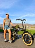 HAOQI Squirrel sammenleggbar elektrisk fatbike elsykkel elektrisk sykkel (HAOQI-Squirrel)