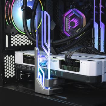 Cooler Master Atlas ARGB GPU Support Bracket - Universal Graphic Card Holder (MCA-U000R-AGSBTG-00)
