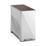 Fractal Design Era 2 ITX Case Silver - støtter skjermkort opptil 326 mm og vannkjøling opptil 280 mm (FD-C-ERA2N-01)