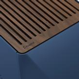 Fractal Design Era 2 ITX Case Midnight Blue - støtter skjermkort opptil 326 mm og vannkjøling opptil 280 mm (FD-C-ERA2N-03)