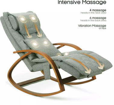 Naipo massasjestol med 10 massasjehoder (MGC-2300P)