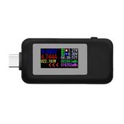  Multimeter USB-C-tester - lettlest LCD-display 4-30V DC, 0-5.1A