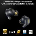 Tozo Golden X1 trådløse ørepropper True wireless LDAC-hodetelefoner med mikrofon (TZ-GoldenX1)