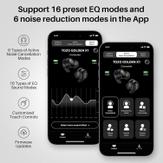 Tozo Golden X1 trådløse ørepropper True wireless LDAC-hodetelefoner med mikrofon (TZ-GoldenX1)