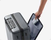 Xiaomi håndbagasje/ kabinkoffert med frontåpning laptop-lomme 20" mørkegrå, 34.5x25.5x51cm (BHR8681CN)