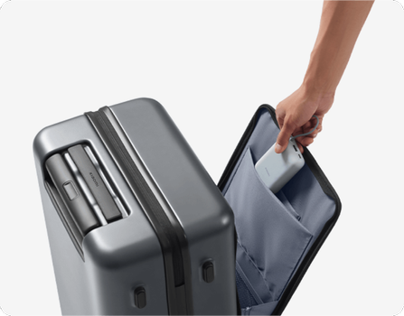 Xiaomi håndbagasje/ kabinkoffert med frontåpning laptop-lomme 20" mørkegrå, 34.5x25.5x51cm (BHR8681CN)