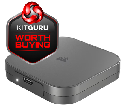 Corsair EX400U 4TB USB4 External SSD, MagSafe-kompatibel (CSSD-EX400U4TB)