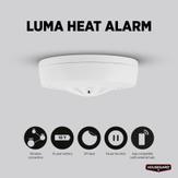 Housegard Luma trådløs varmealarm HA450 inkludert 10-års batteri (604033)