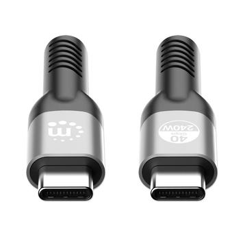 Manhattan USB-C USB4 240W 2m 40Gbps, 8K60Hz (356381)