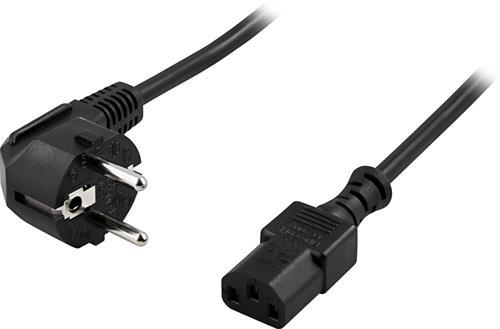 Deltaco Power Cable - 2 m - EU (DEL-109)
