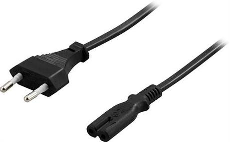 Deltaco Power Cable - 2 m - EU C7 (DEL-109A)