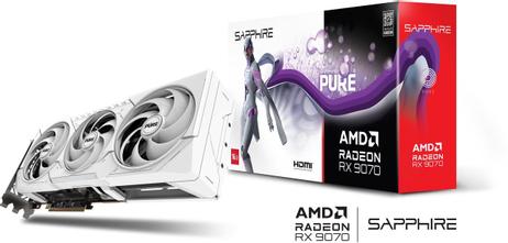 Sapphire Radeon RX 9070 Pure OC 16GB GDDR6, 2x DisplayPort,  2x HDMI, 650W (11349-02-20G)