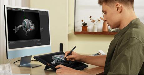 XP-Pen Artist 13.3 Pro V2 tegnebrett med 99% sRGB-skjerm (MD130FH-AD41)