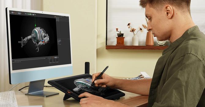 XP-Pen Artist 13.3 Pro V2 tegnebrett med 99% sRGB-skjerm (MD130FH-AD41)