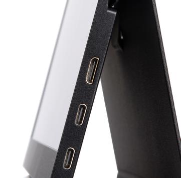 Ontario 14" Full-HD bærbar ekstraskjerm får strøm og videosignal gjennom USB-C-kabel (ONT-PM-1401)