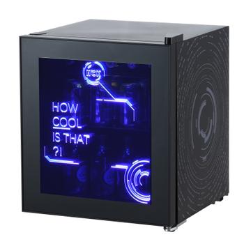 HCK Cyberpunk gaming-kjøleskap 48L (SC-46CTA-CYBER)