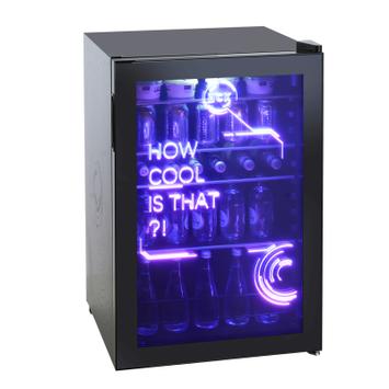 HCK Cyberpunk gaming-kjøleskap 115L (SC-130B-CYBER)