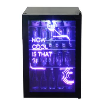 HCK Cyberpunk gaming-kjøleskap 115L (SC-130B-CYBER)