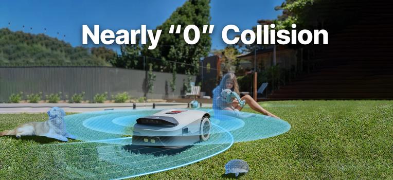 Anthbot Genie 3000 robotgressklipper Plug&Play vanntett (IPX6) - opptil 4 timer bruk (3600m²) (ANTHBOT-GENIE-3000)