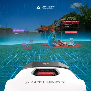 Anthbot Genie 3000 robotgressklipper Plug&Play vanntett (IPX6) - opptil 4 timer bruk (3600m²) (ANTHBOT-GENIE-3000)