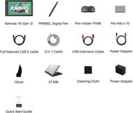 Huion Kamvas 16 (Gen 3) 16" tegnebrett med IPS-skjerm - 99% sRGB (GS1563)