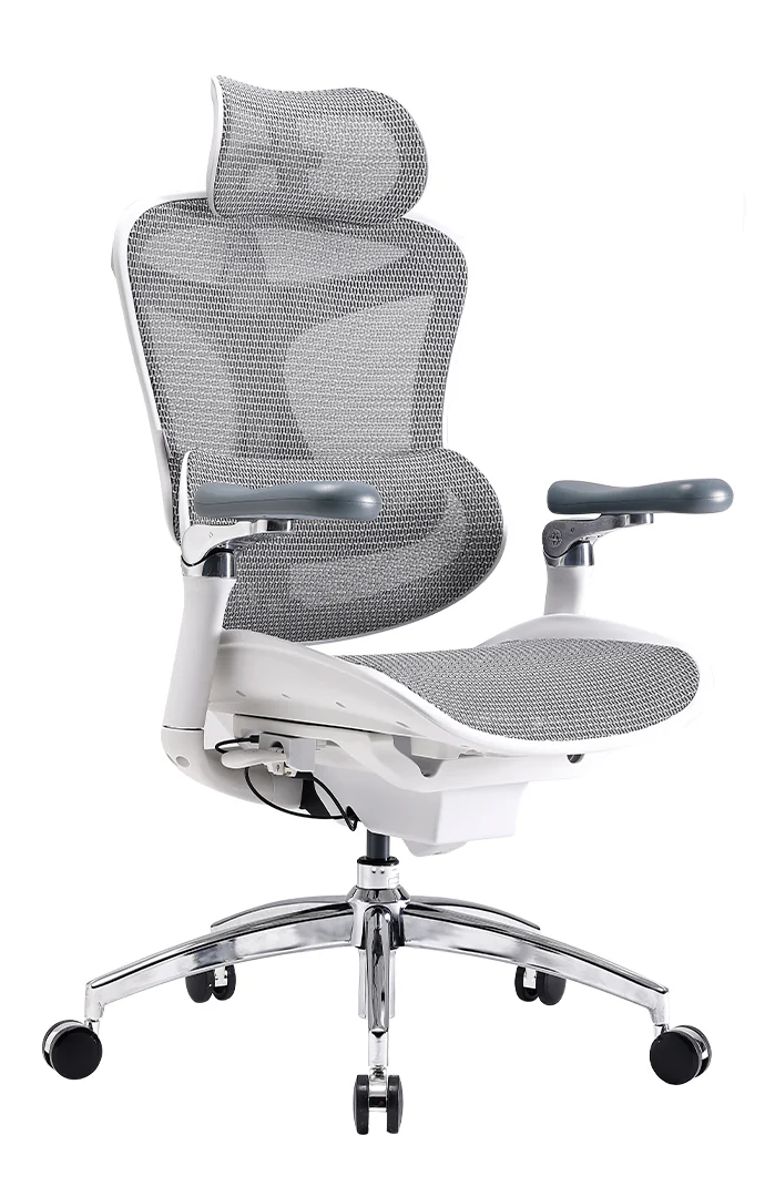 Sihoo - C300 Pro ergonomisk kontorstol hvit - 5 års garanti