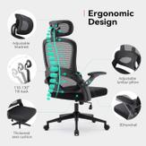 Sihoo 102C - svart ergonomisk kontorstol (SH-M102C-M101)