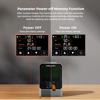 Creality Space Pi Plus filamenttørker (CR-SPACE-PI-PLUS)