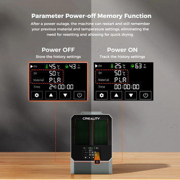 Creality Space Pi Plus filamenttørker (CR-SPACE-PI-PLUS)