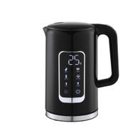 Platinet vannkoker med LCD-skjerm - svart 1.7 liter, 2200W