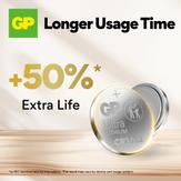 GP CR2032 Lithium knappcelle-batteri 4-pk 3V, Safety Seal (103256)