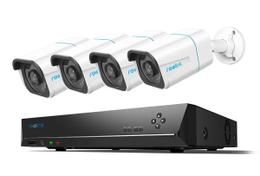 Reolink 4K kameraovervåkningspakke - NVR - 4 AI-kameraer 8MP, PoE, inkl. 4 stk. RLC-810A 4K AI-kameraer, 2TB harddisk og kabler