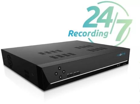 Reolink 4K kameraovervåkningspakke - NVR - 4 AI-kameraer 8MP, PoE, inkl. 4 stk. 4K AI-kameraer,  2TB harddisk og kabler (NVS8-8MB4)