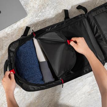 Tomtoc Navigator-T66 40L Travel Laptop Backpack black (T66M1D1)