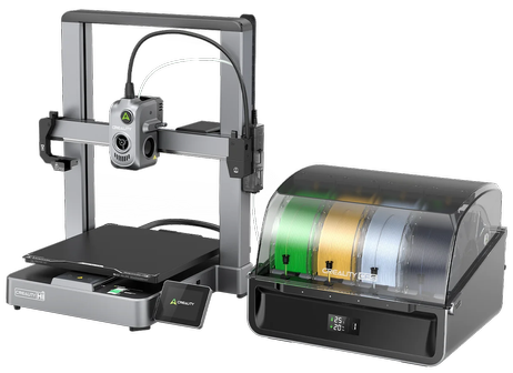 Creality Hi Combo 3D printer 260x260x300mm 1.75 mm Hyper-PLA,  PLA, PETG, ABS, PLA-CF (CR-HI-COMBO)