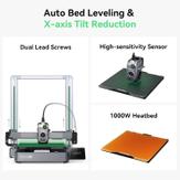 Creality Hi Combo 3D printer 260x260x300mm 1.75 mm Hyper-PLA,  PLA, PETG, ABS, PLA-CF (CR-HI-COMBO)